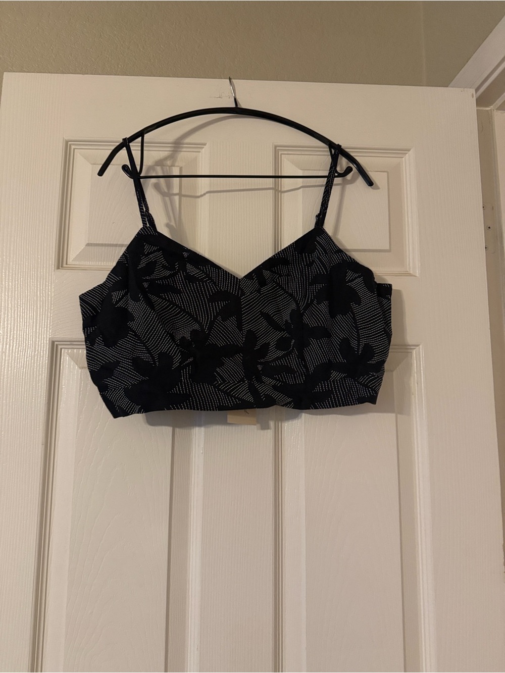 Universal Thread Black Floral Bralette